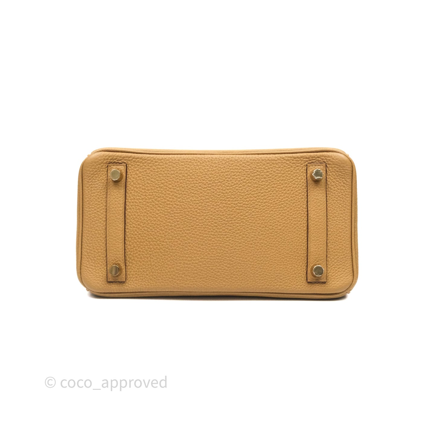 Hermès Birkin 25 Retourne Biscuit 4B Togo Gold Hardware