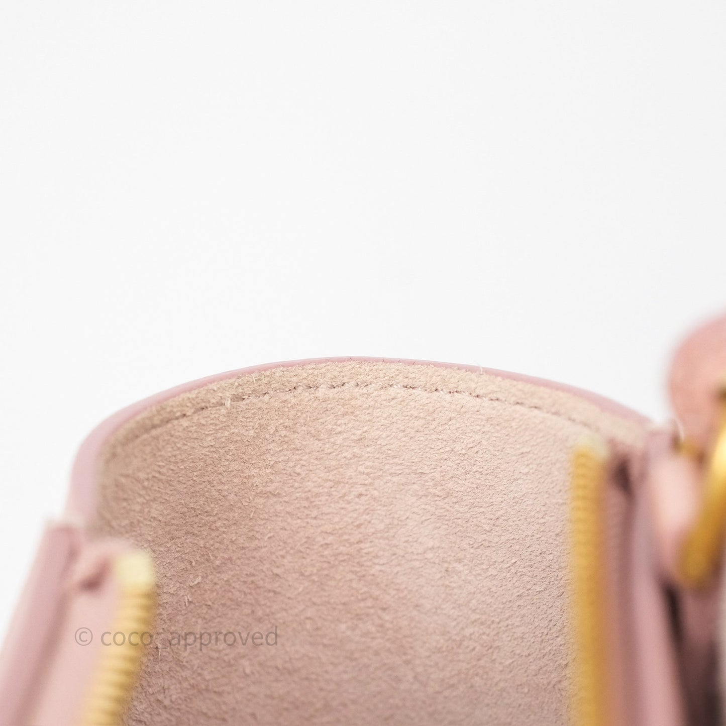Celine Nano Belt Bag Vintage Pink Grained Calfskin Gold Hardware