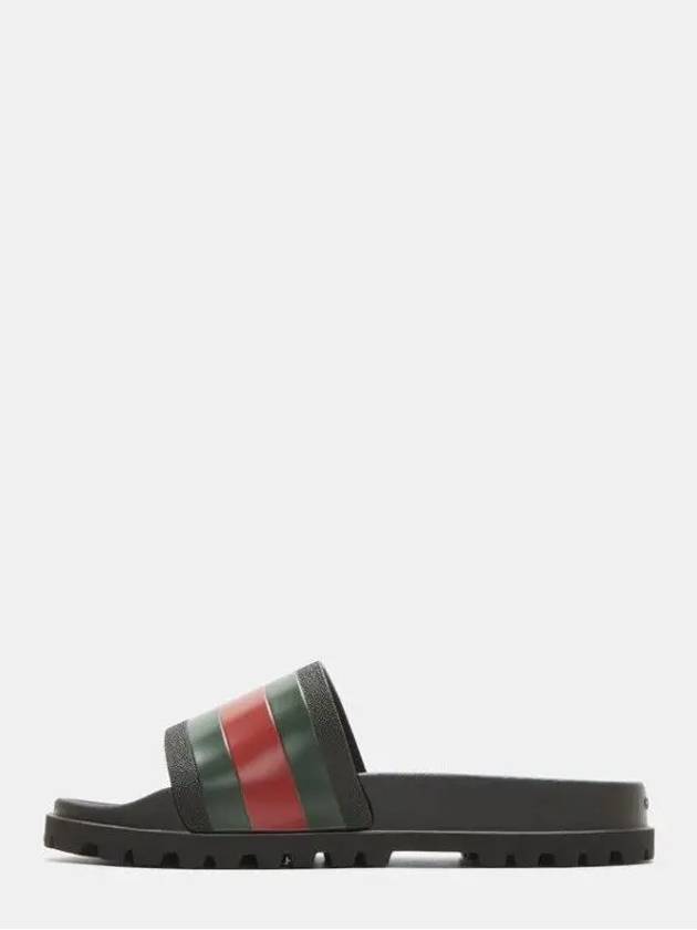 Luxury Gucci Trending 2025 Web Slippers Black