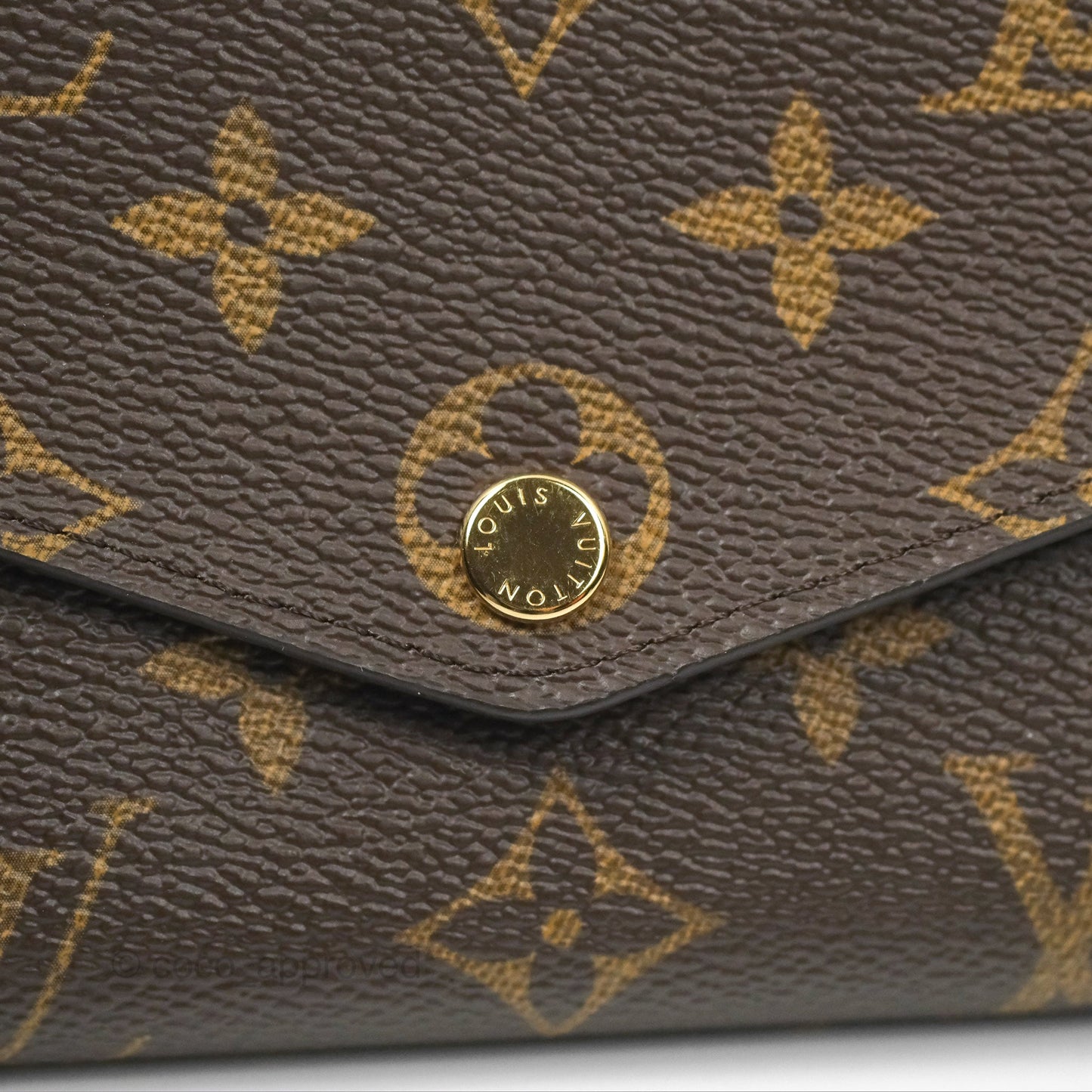 Louis Vuitton Sarah Wallet Coquelicot Red Monogram Canvas