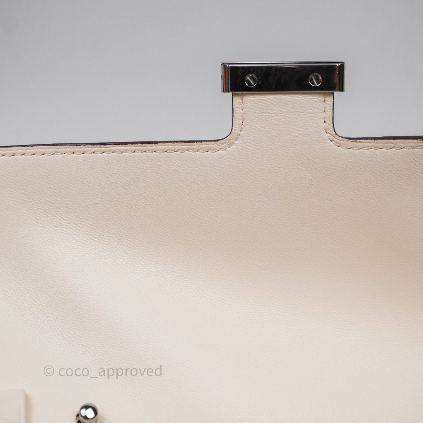 Hermès Constance To Go Wallet Nata I2 Epsom Palladium hardware