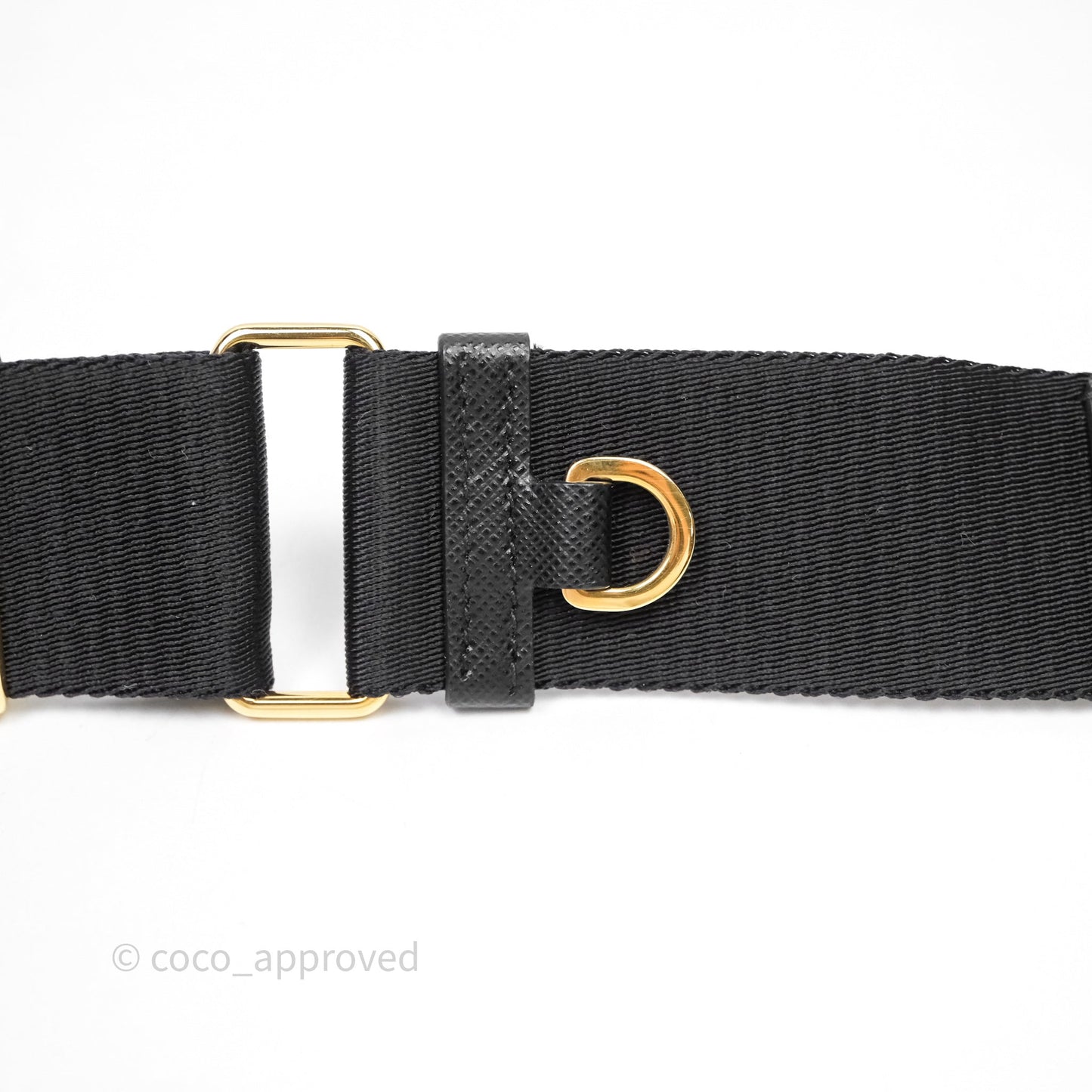 Prada Re-Edition 2005 Black Saffiano Leather Bag Gold Hardware