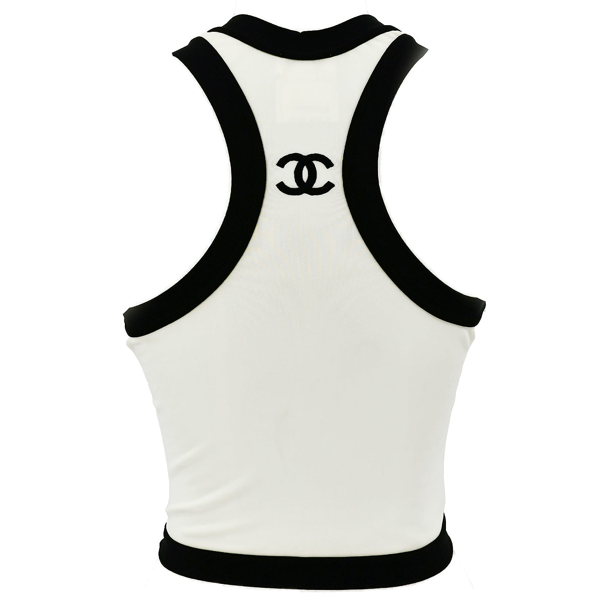 Luxury Chanel 1996 cruise CC cropped tank top #3