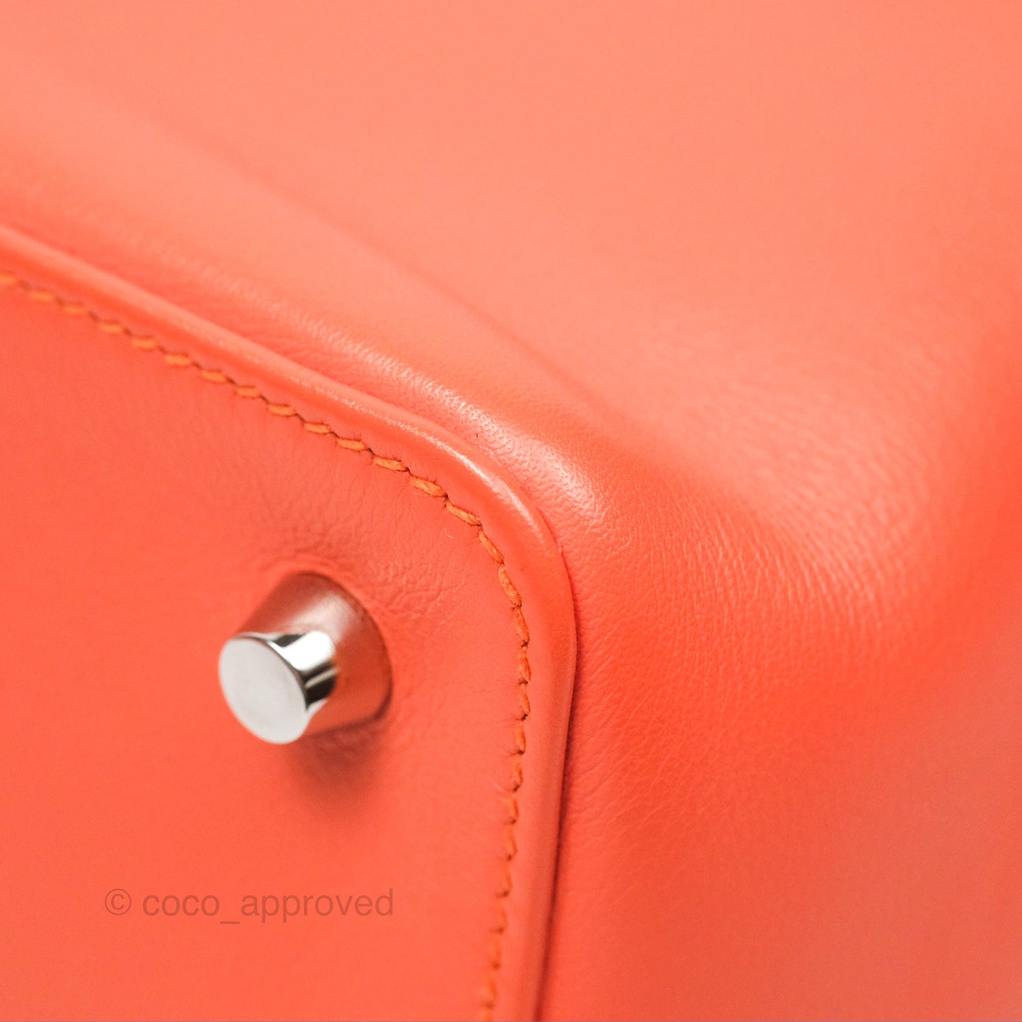 Hermès ToolBox 20 Mangue Evercolor Palladium Hardware