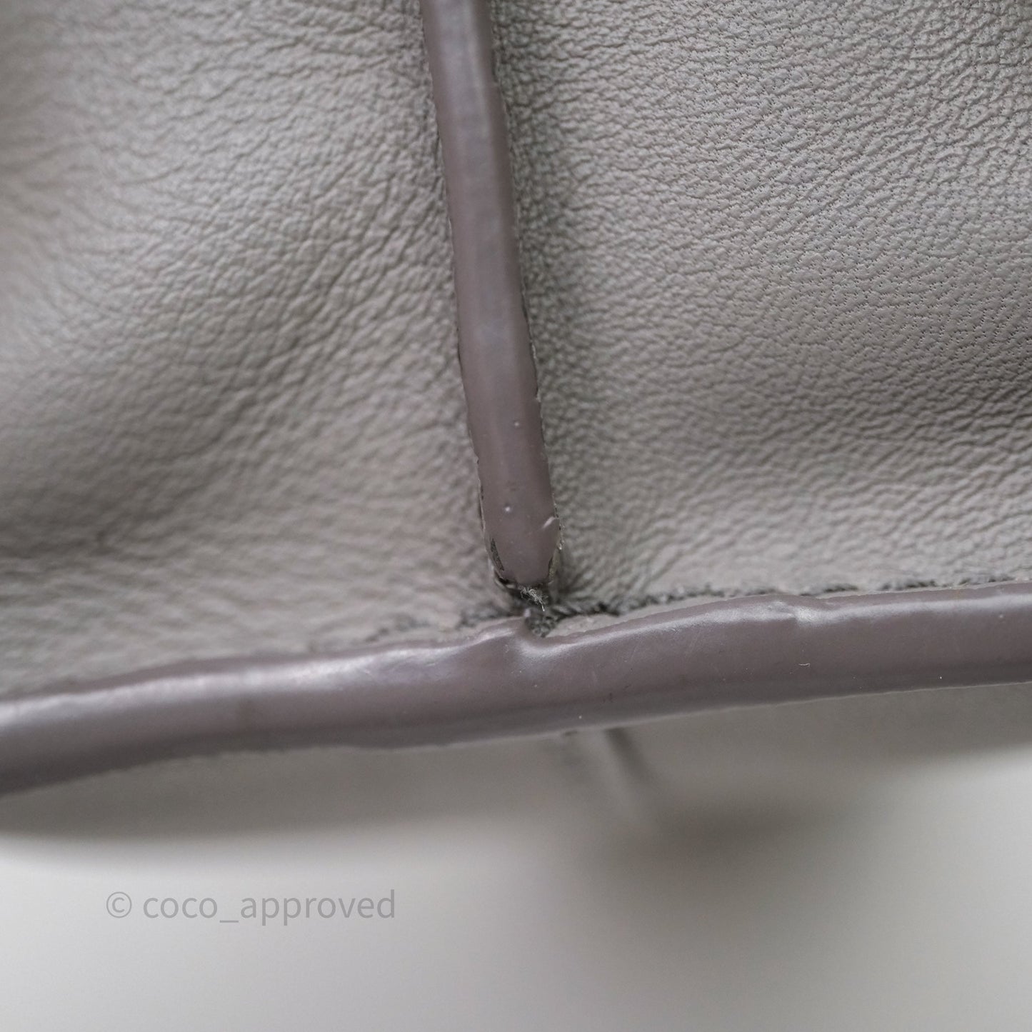 Loewe Mini Flamenco Clutch Nappa Calfskin Grey