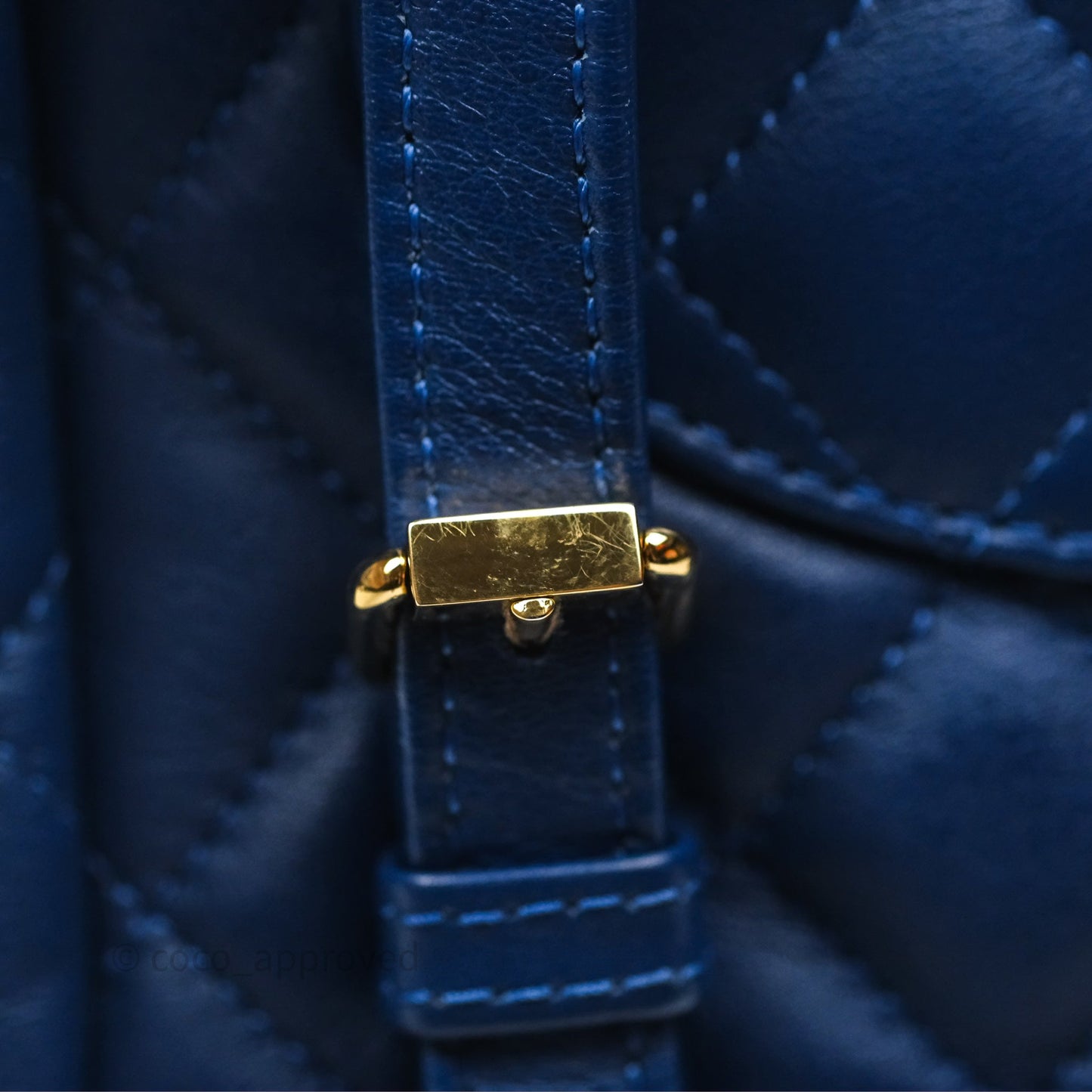 Chanel Quilted Small Urban Spirit Backpack Calfskin Navy Gold Hardware