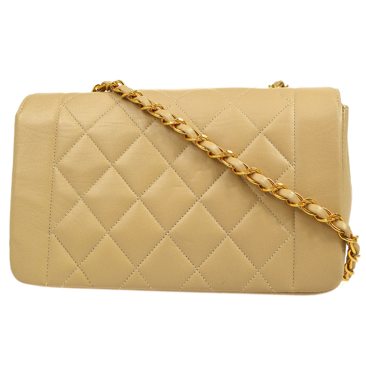 Luxury Chanel 1994-1996 Lambskin Small Diana Shoulder Bag