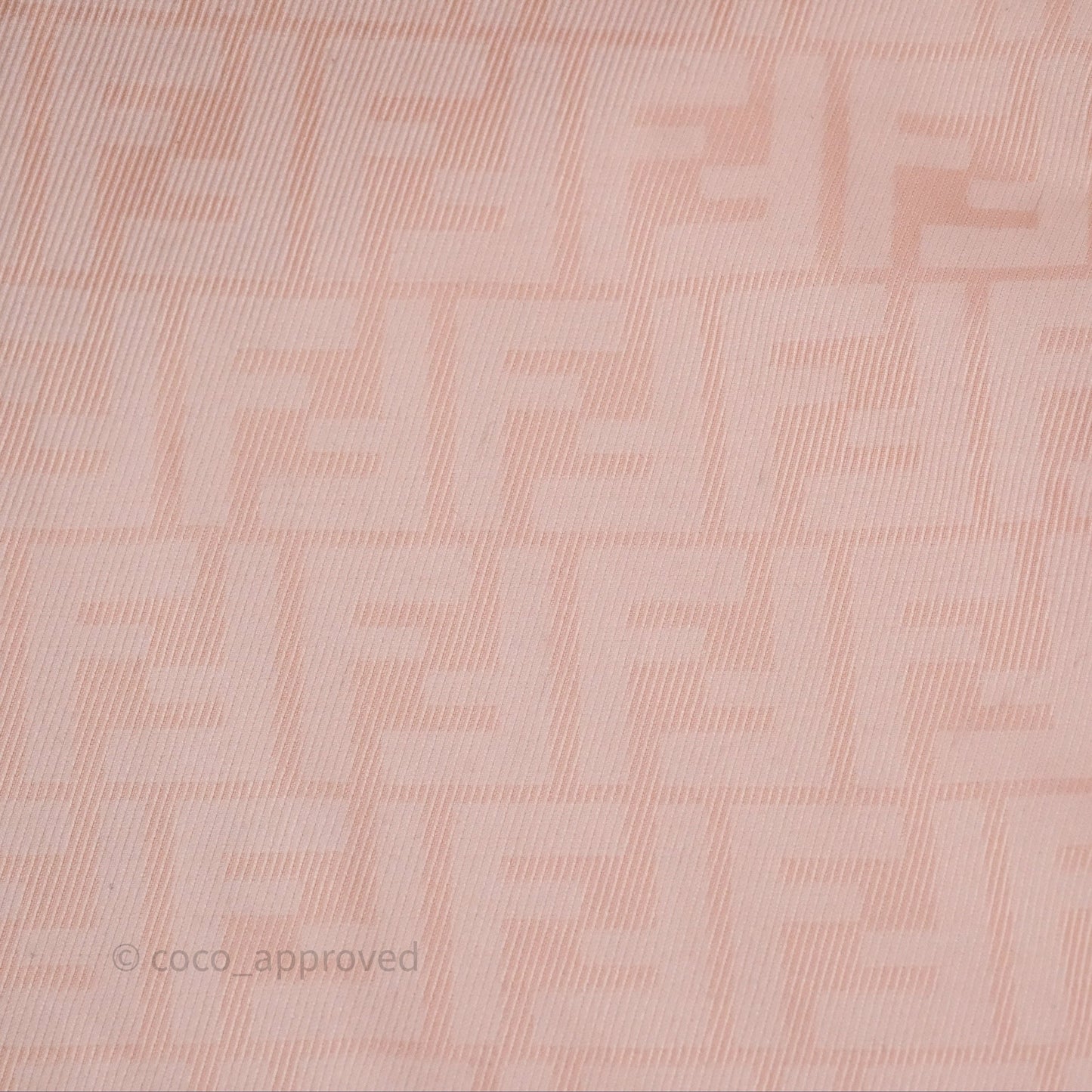 Fendi Denim FF Belted Jacket Pink
