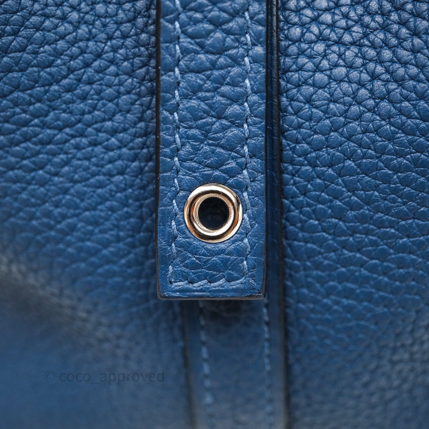 Hermès Picotin 18 Deep Blue S4 Clemence Palladium Hardware