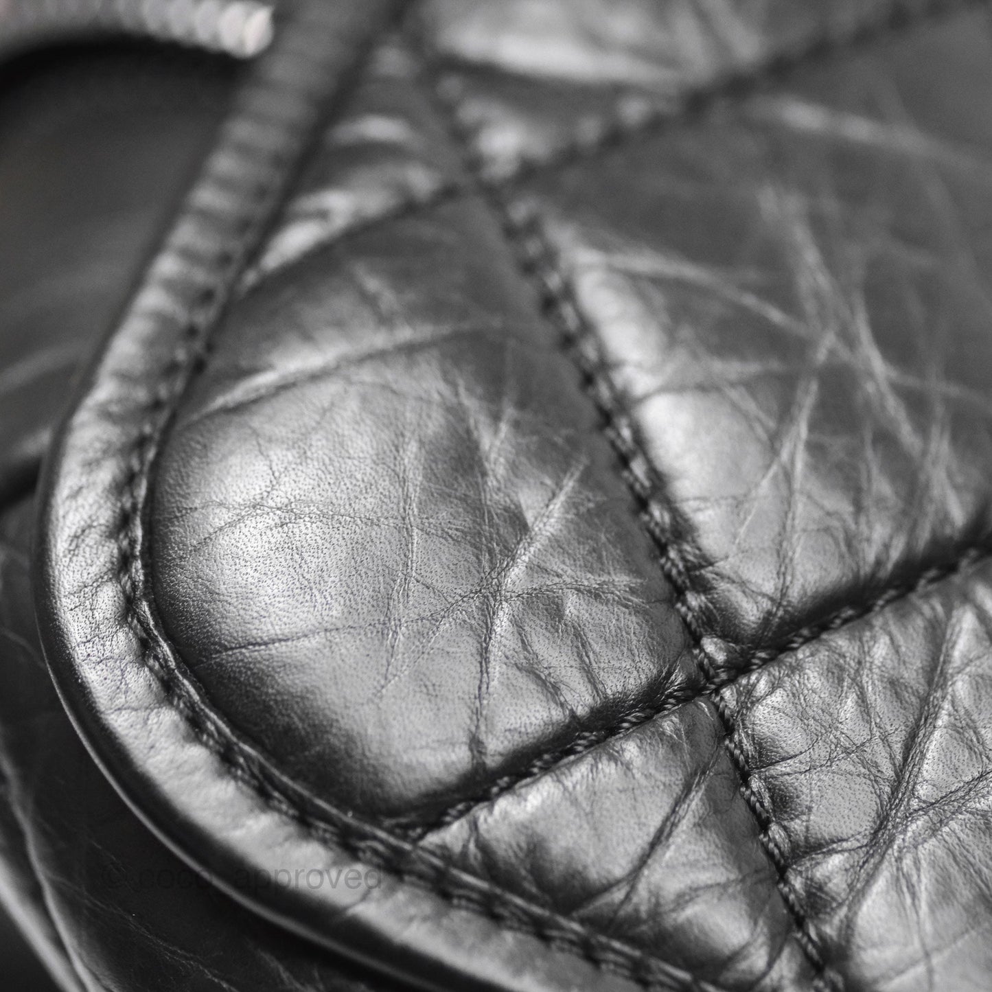 Chanel Quilted Lady Braid Bowler Bag Black Calfskin Silver Hardware