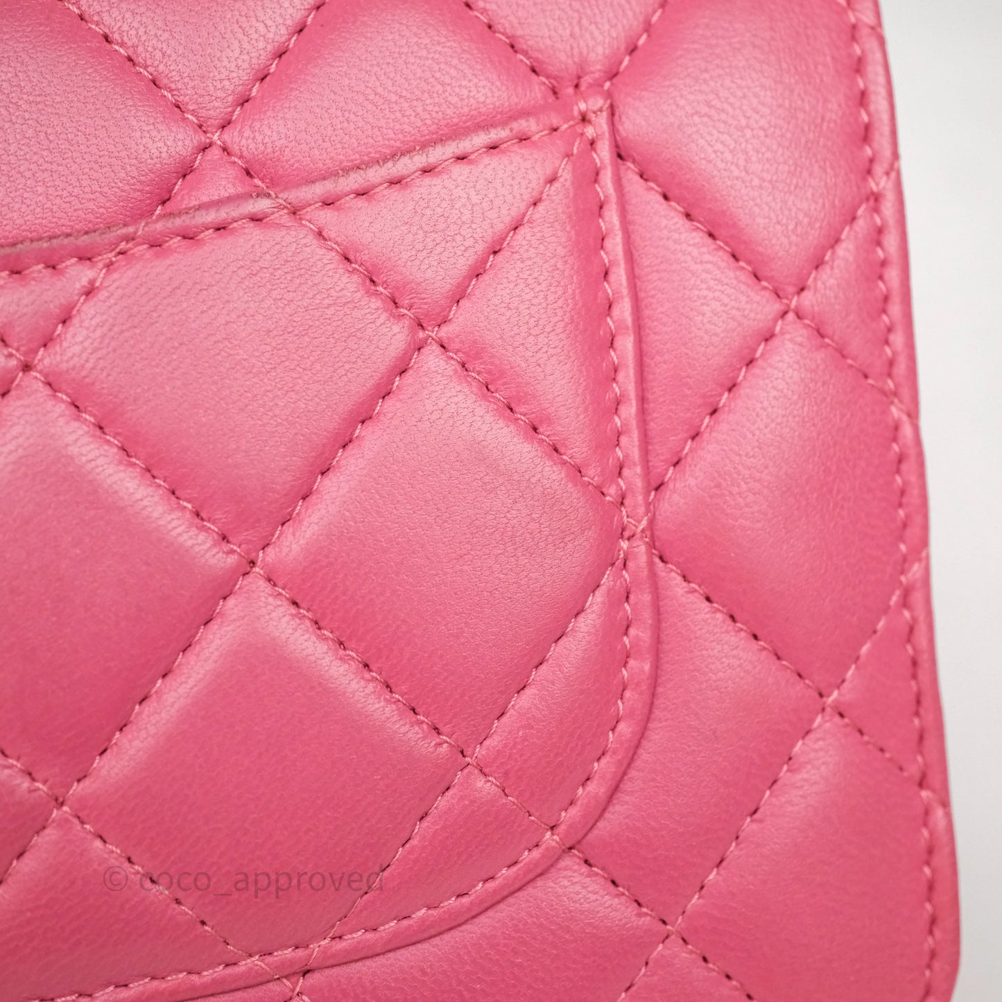 Chanel Quilted Classic WOC Pink Lambskin Gold Hardware
