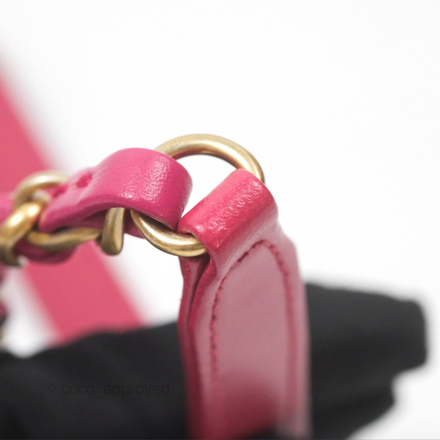 Chanel Diamond Lock CC Flap Bag Pink Lambskin Gold Hardware