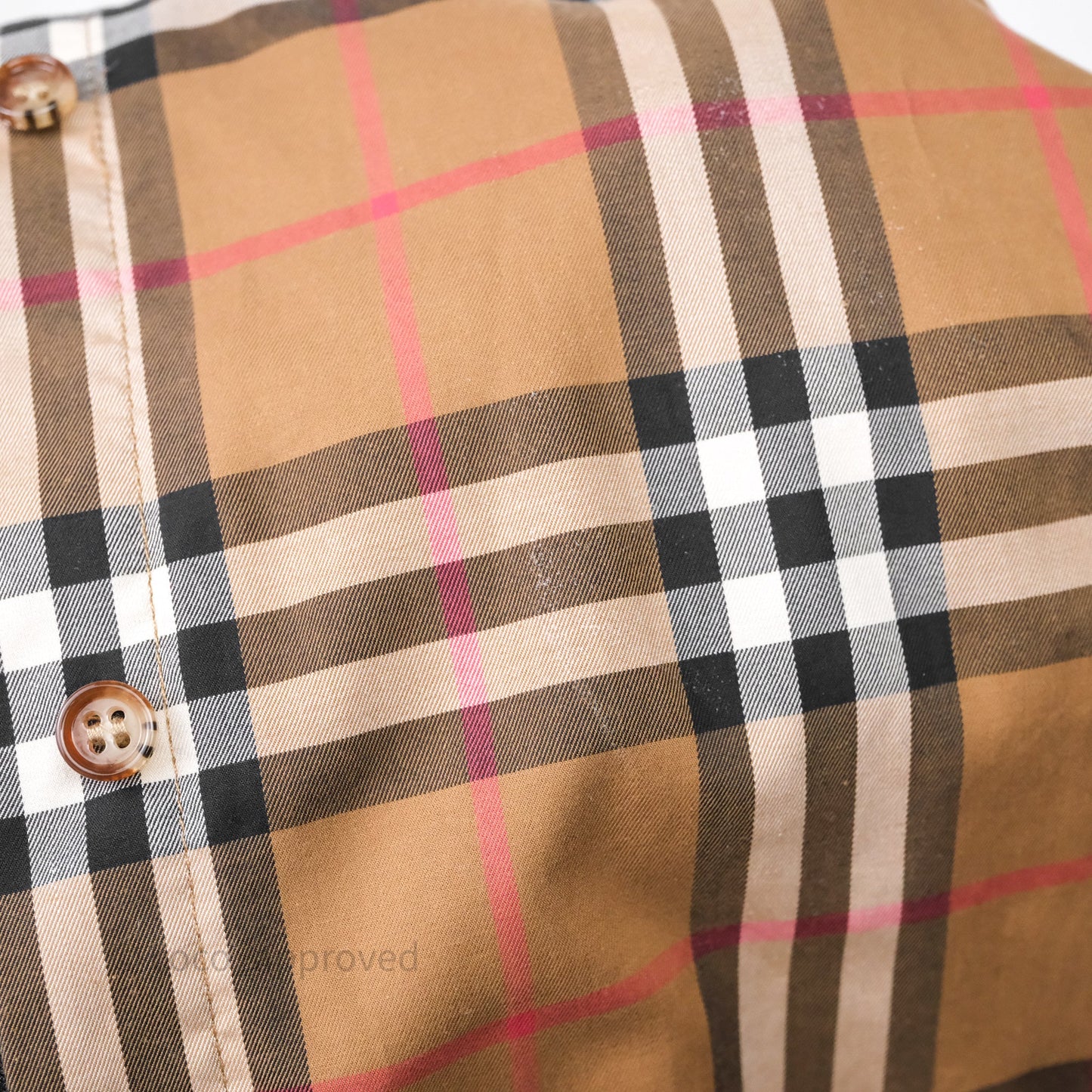 Burberry Check Shirt Dress Brown Size 38