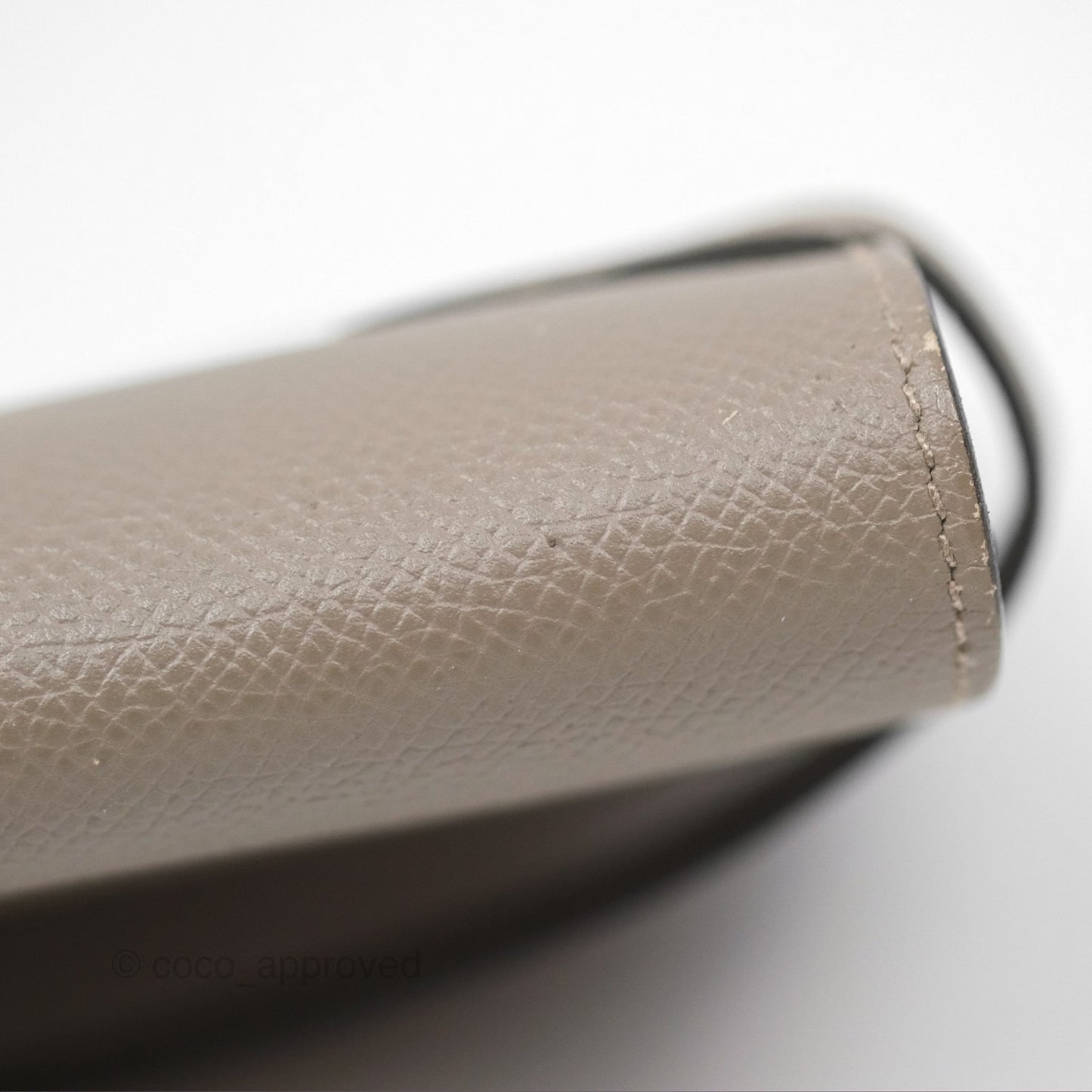 Hermès Kelly Wallet Gris Asphalte M8 Epsom Gold Hardware