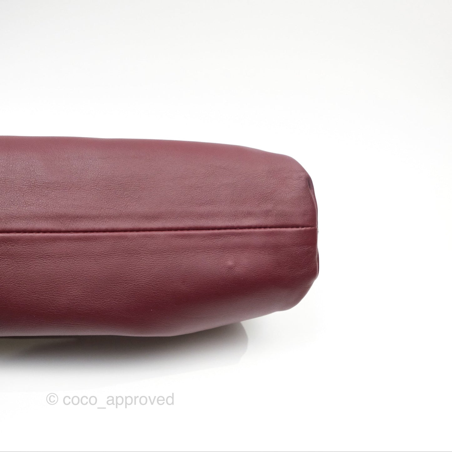 Bottega Veneta The Mini Pouch Bordeaux Butter Calfskin