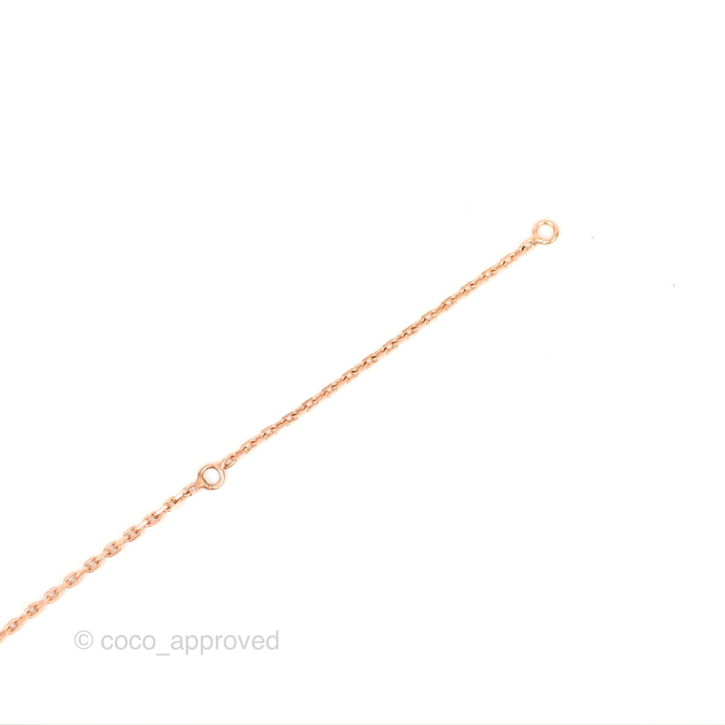 Hermès Eileen Pendant Necklace Rose Noir