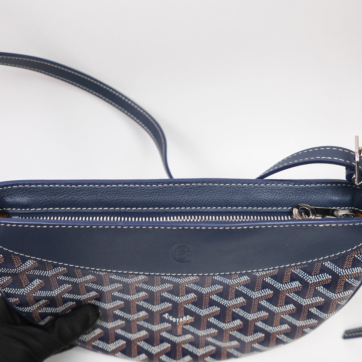 Goyard Hirondelle Bag Navy Blue