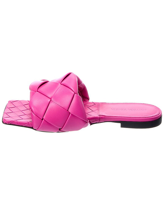 Luxury Bottega Veneta The Lido Intrecciato Leather Sandal