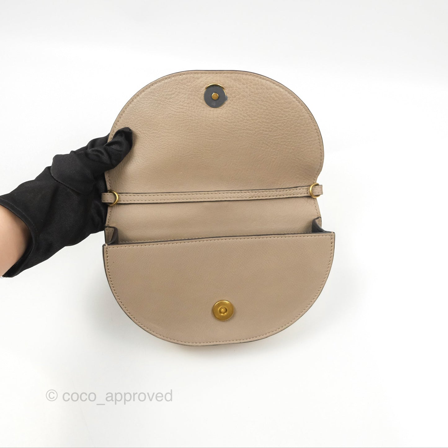 Chloé Nile Minaudière Bracelets Bag Motty Grey Calfskin