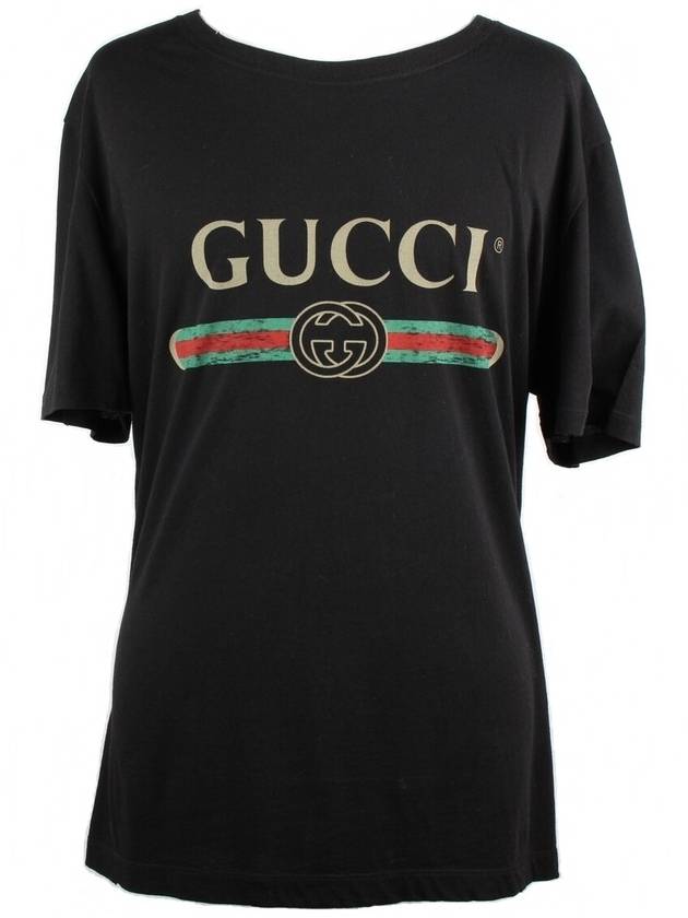 Luxury Gucci Trending 2025 Logo Short Sleeve Black XL