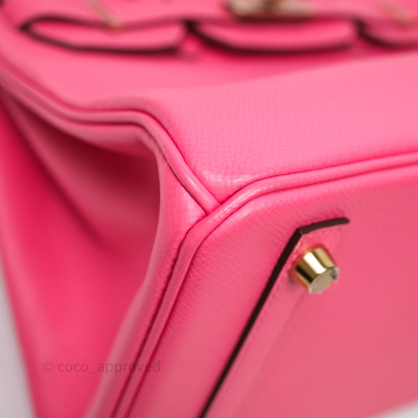 Hermès Birkin 30 Special Order Rose Azalée Permabrass Gold Hardware