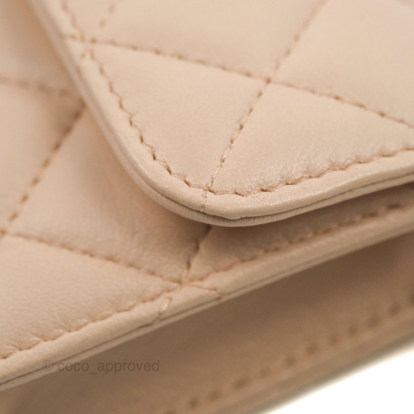 Chanel Mini Pearl Crush Clutch With Chain Belt Rose Clair Pink Lambskin Aged Gold Hardware