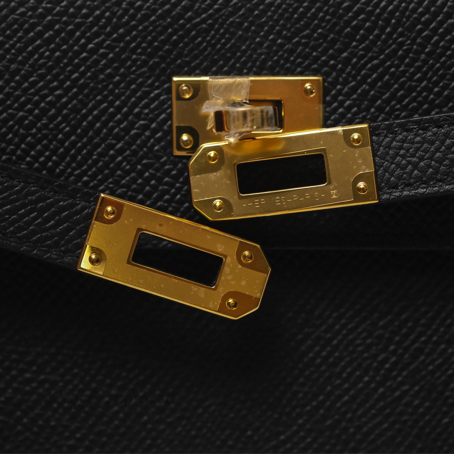 Hermès Kelly To Go Wallet Noir 89 Black Epsom Gold Hardware