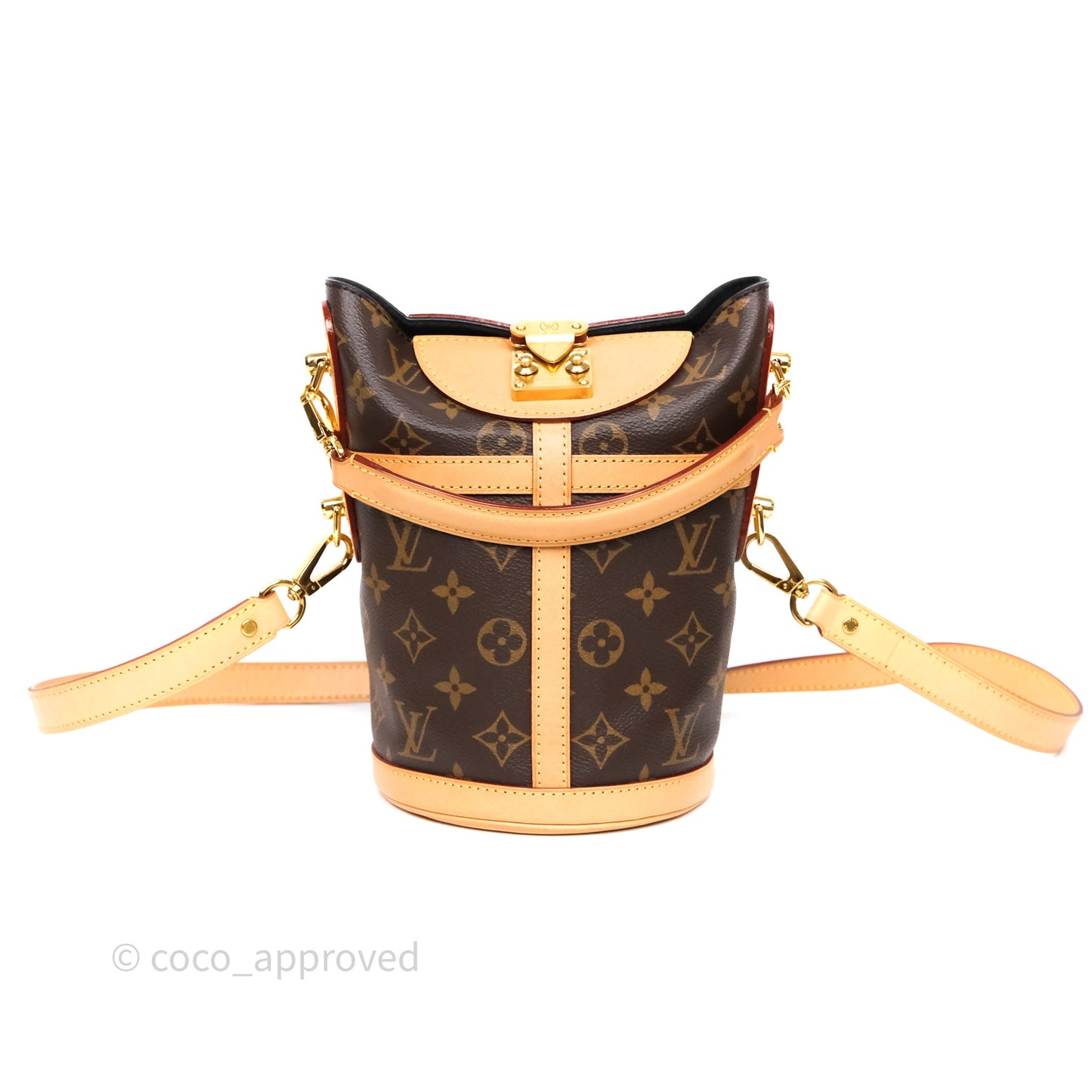 Louis Vuitton Duffle Bucket Bag Monogram Canvas