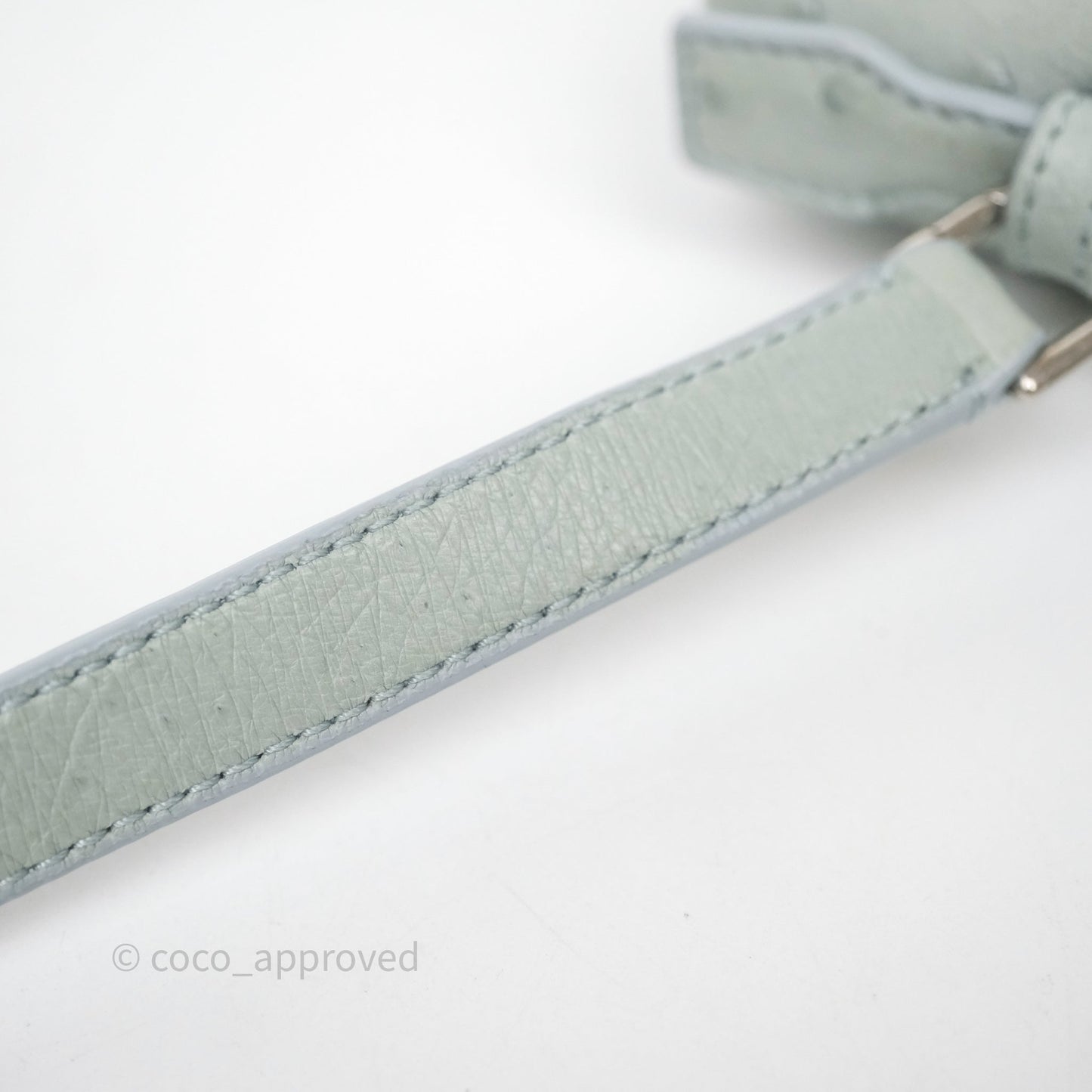 Loro Piana Extra Pocket L19 Light Blue Grey Calfskin