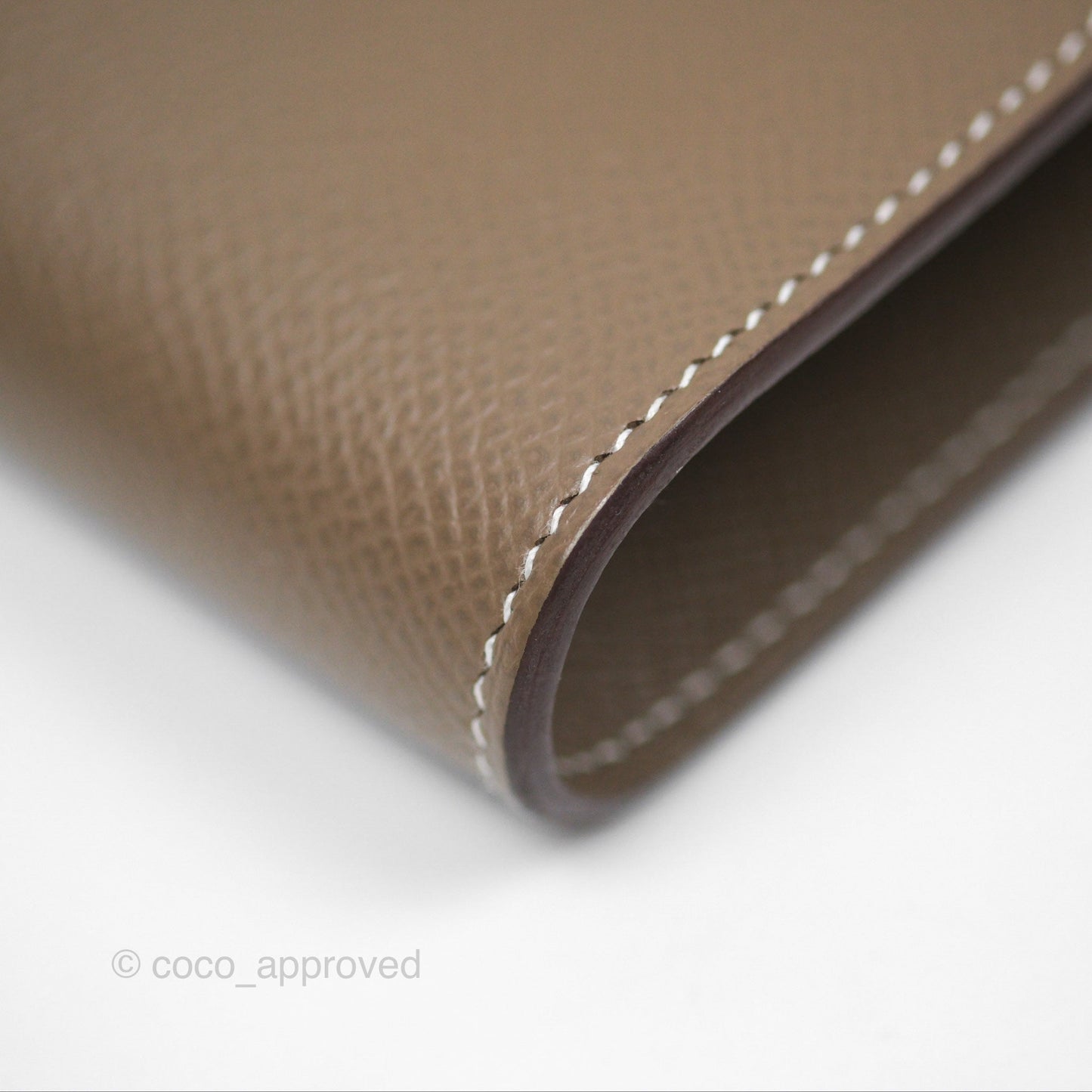 Hermès Kelly To Go Wallet Etoupe 18 Epsom Gold Hardware
