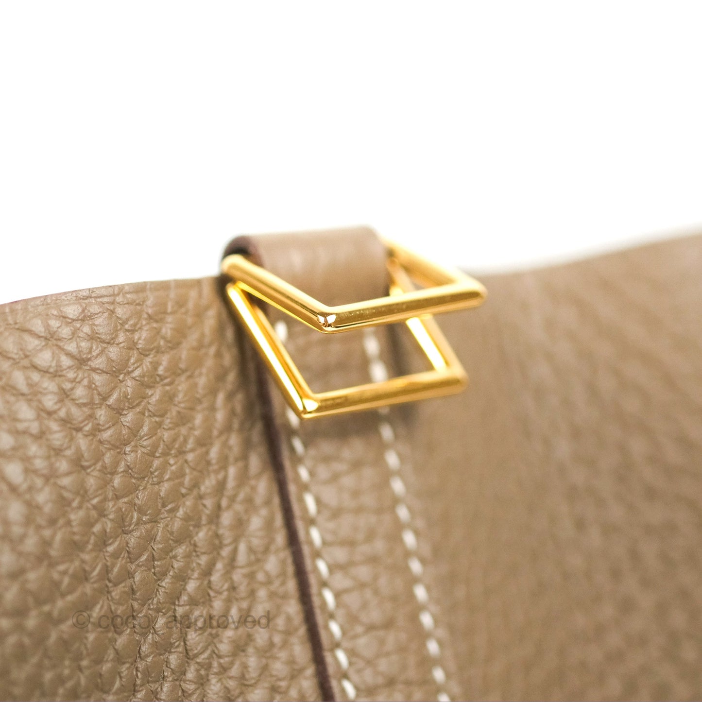 Hermès Picotin 22 Etoupe Clemence Gold Hardware