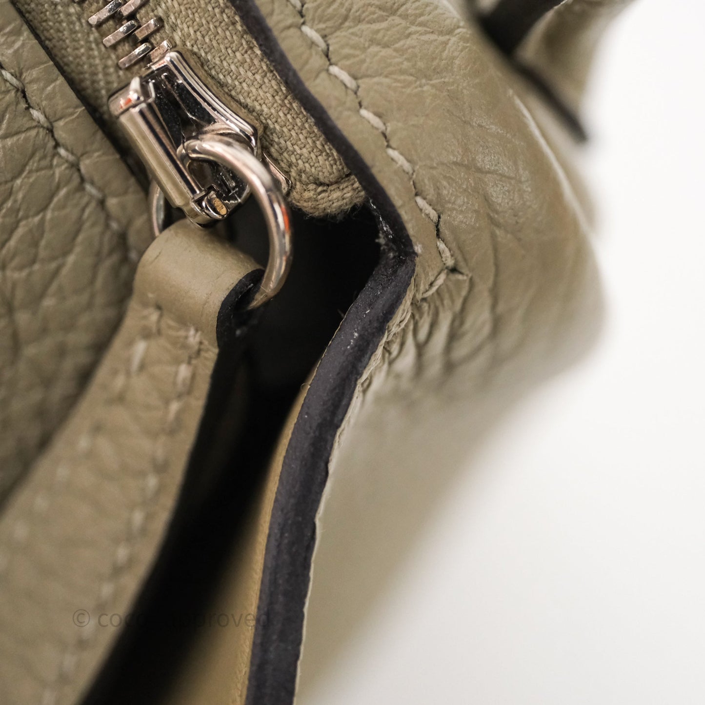 Hermès Mini Lindy 20 Sauge Q1 Clemence Palladium Hardware
