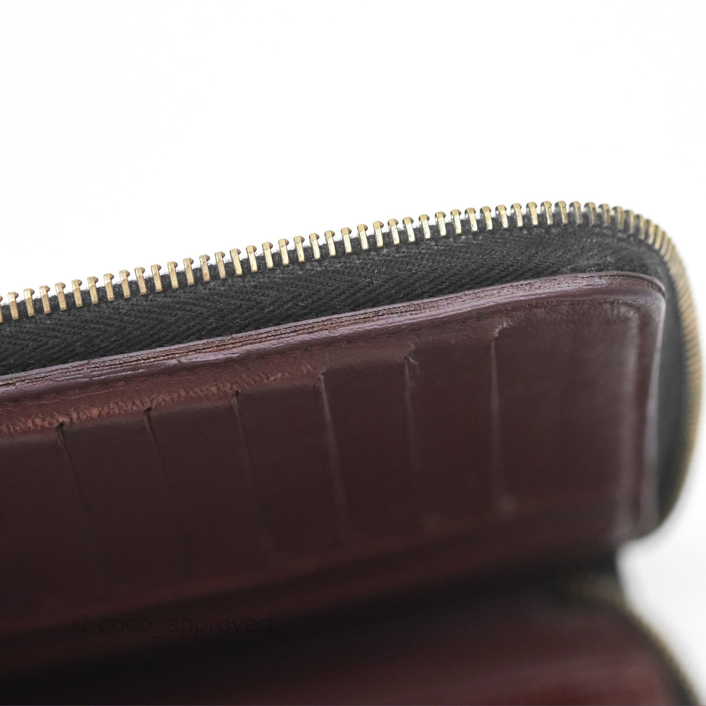 Chanel Zip Around Organiser Wallet Black Lambskin Gold Hardware