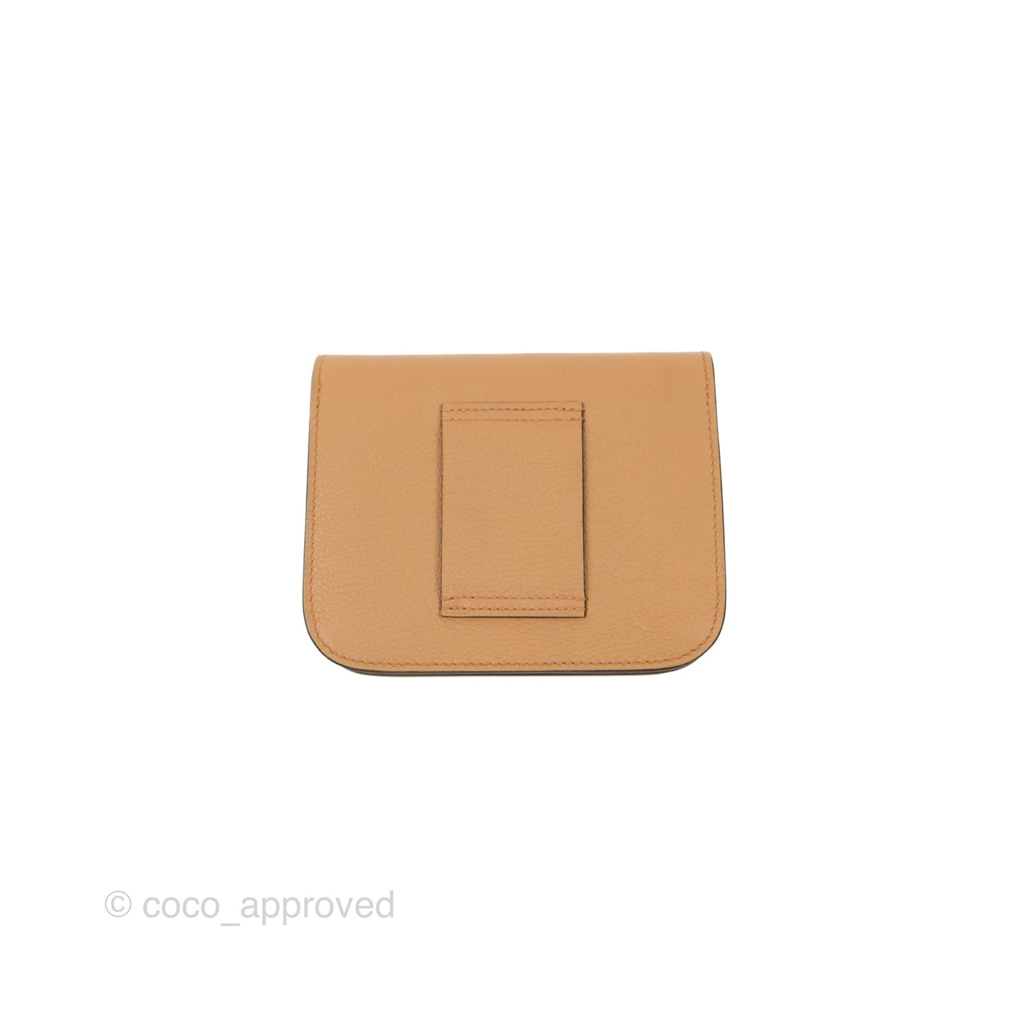 Hermès Constance Slim Wallet Chai/Lime Evercolor Gold Hardware