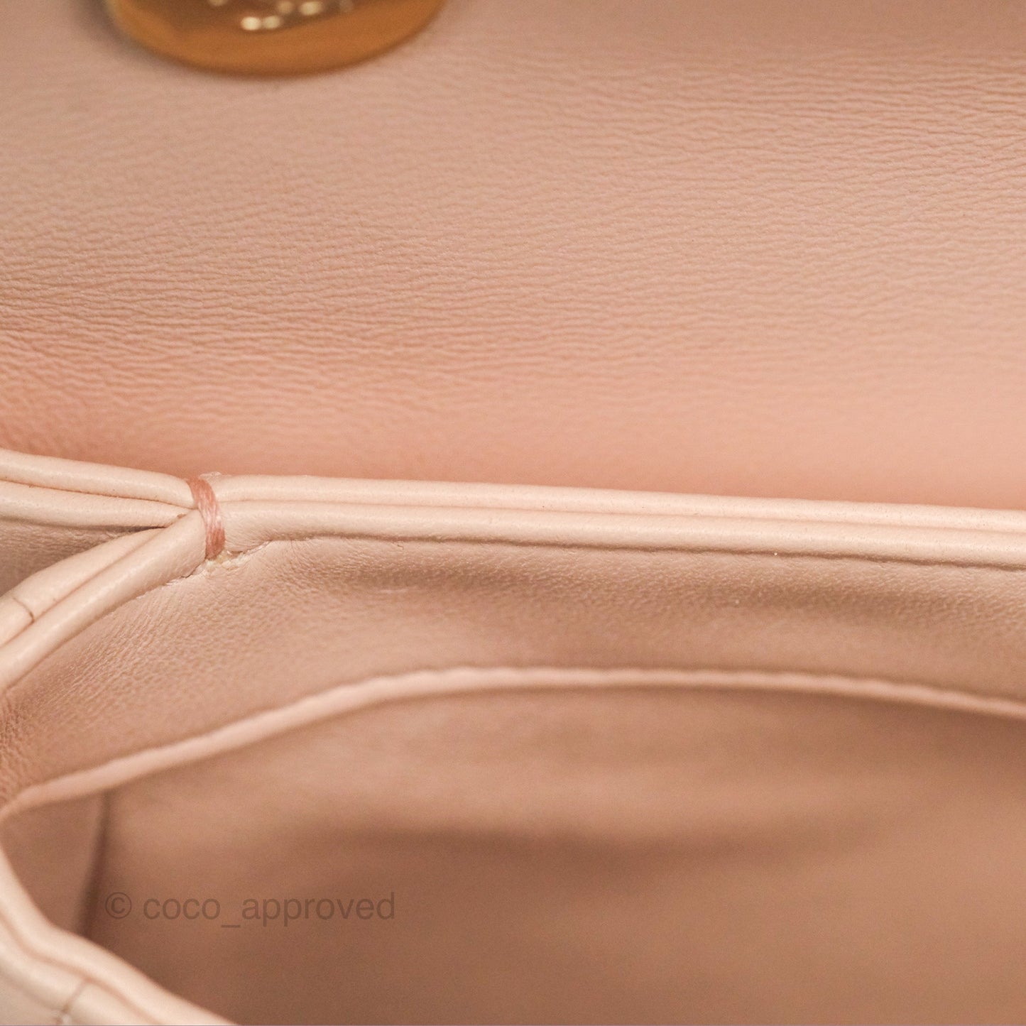 Chanel Trendy CC Small Beige Lambskin Gold Hardware