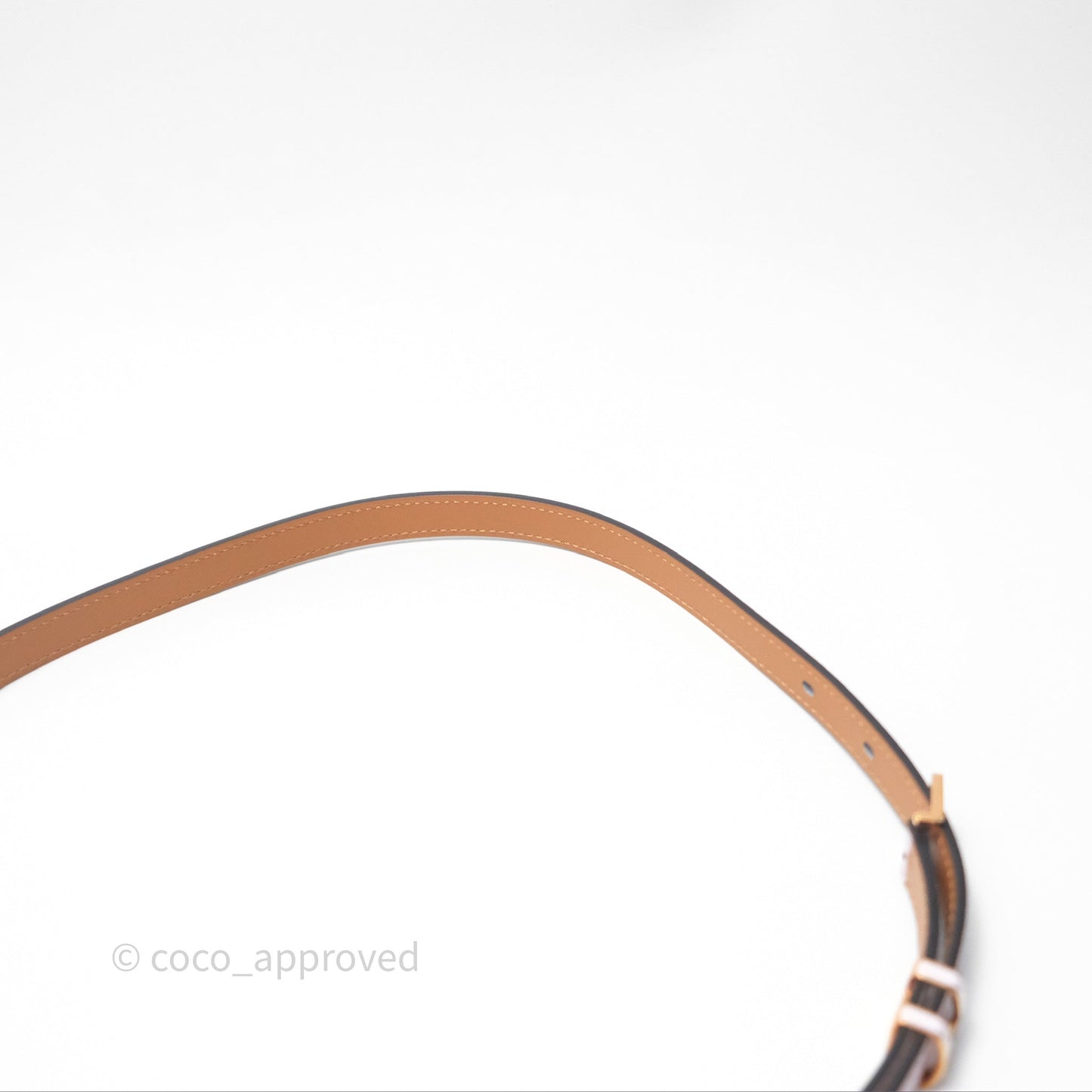 Hermès Pop H 15 Belt Epsom Mauve Pale Rose Gold Hardware