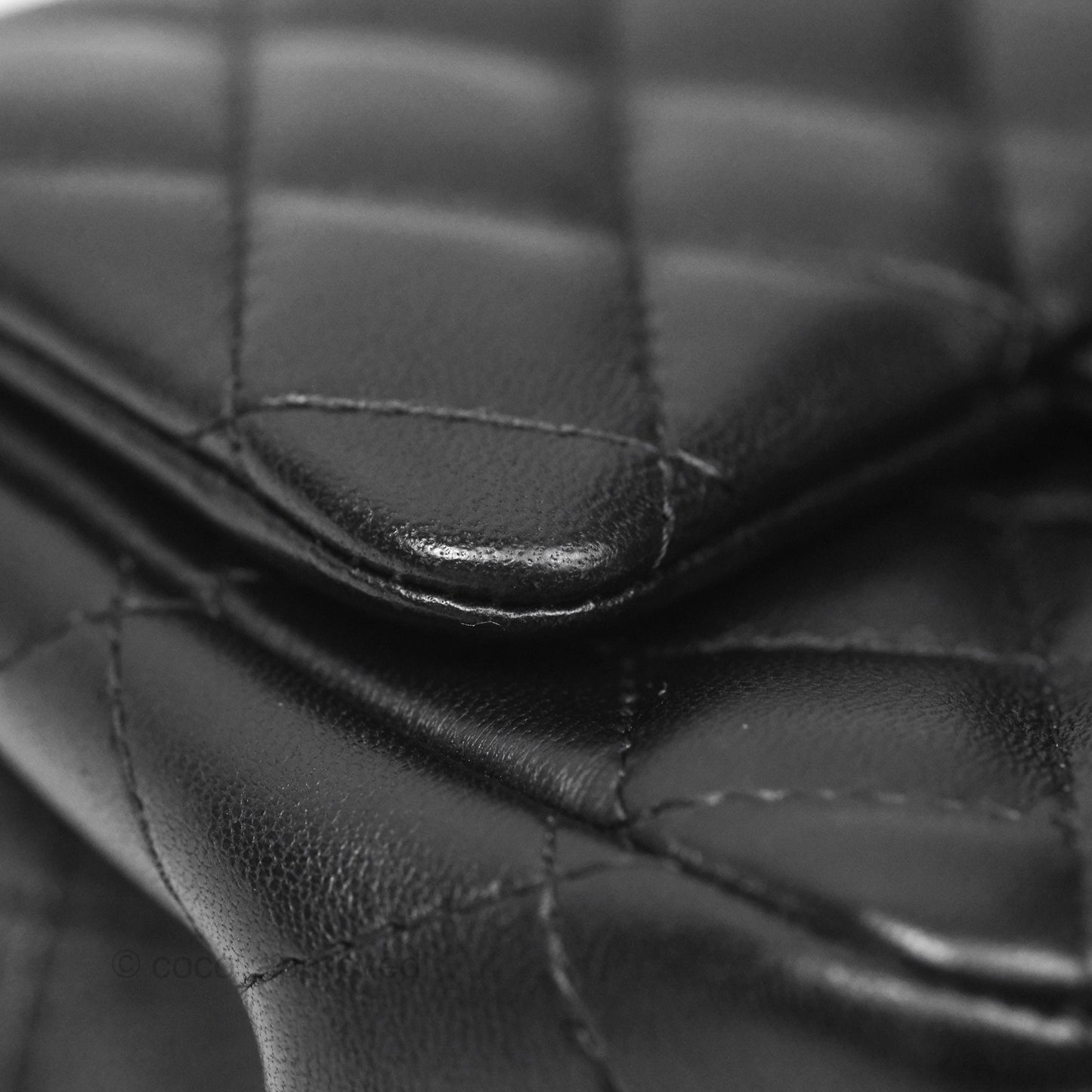 Chanel Mini Square Black Lambskin Gold Hardware