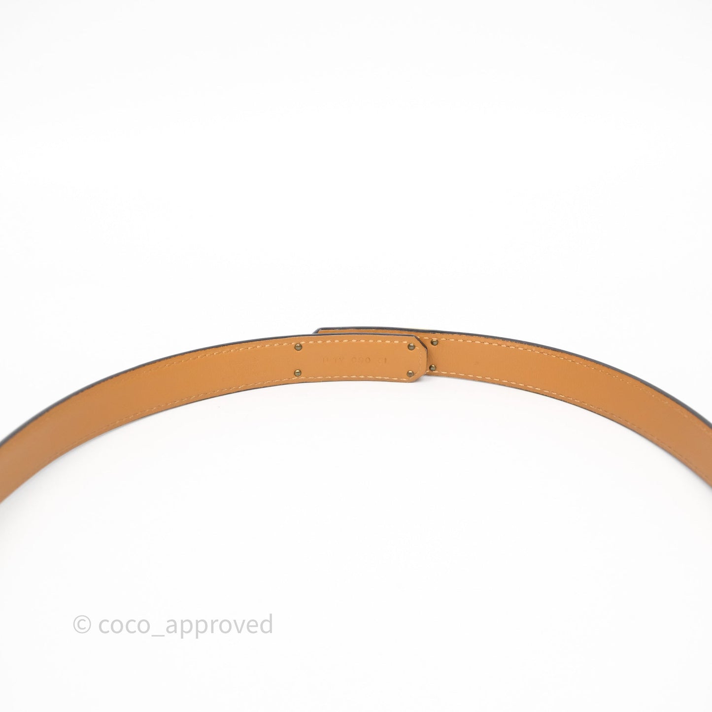 Hermès Kelly Buckle Belt Black Noir 89 Box Leather Gold Hardware