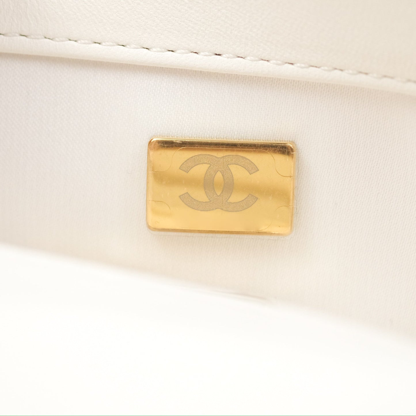 Chanel Mini Sequins Logo Flap Bag Multicolour Gold Hardware 22S