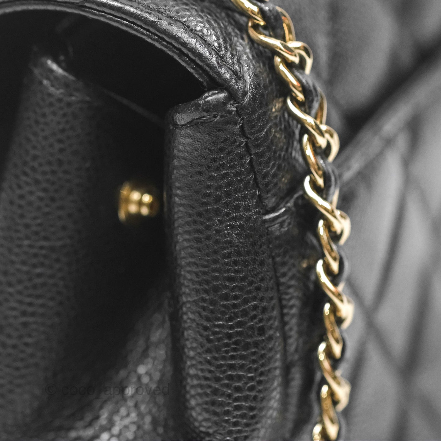 Chanel Quilted Small Business Affinity Flap Black Caviar Gold Hardware