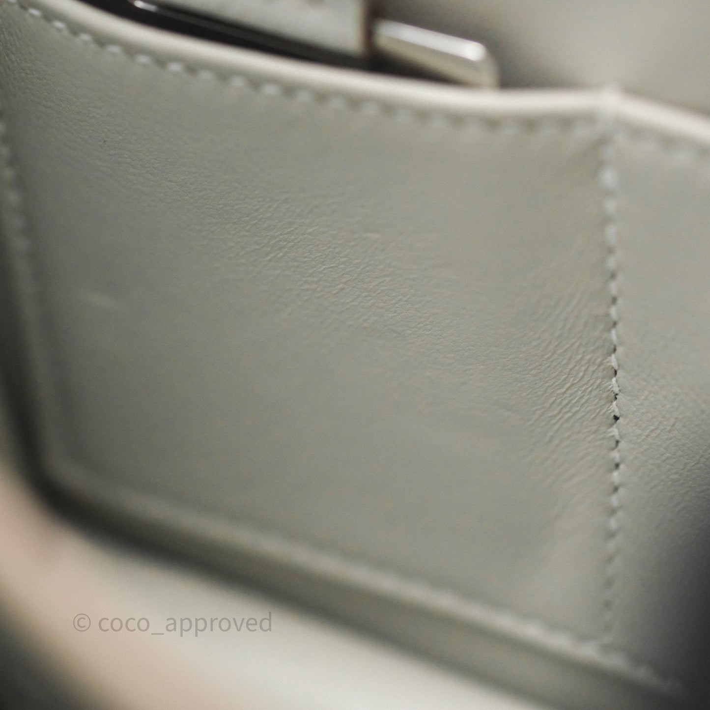 Hermès Constance Mini 18cm Mirror Gris Perle 80 Chevre Mysore Gold Hardware