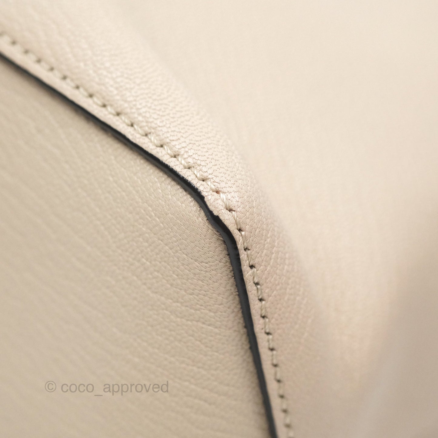 Loewe Small Puzzle Bag Beige Calfskin Gold Hardware