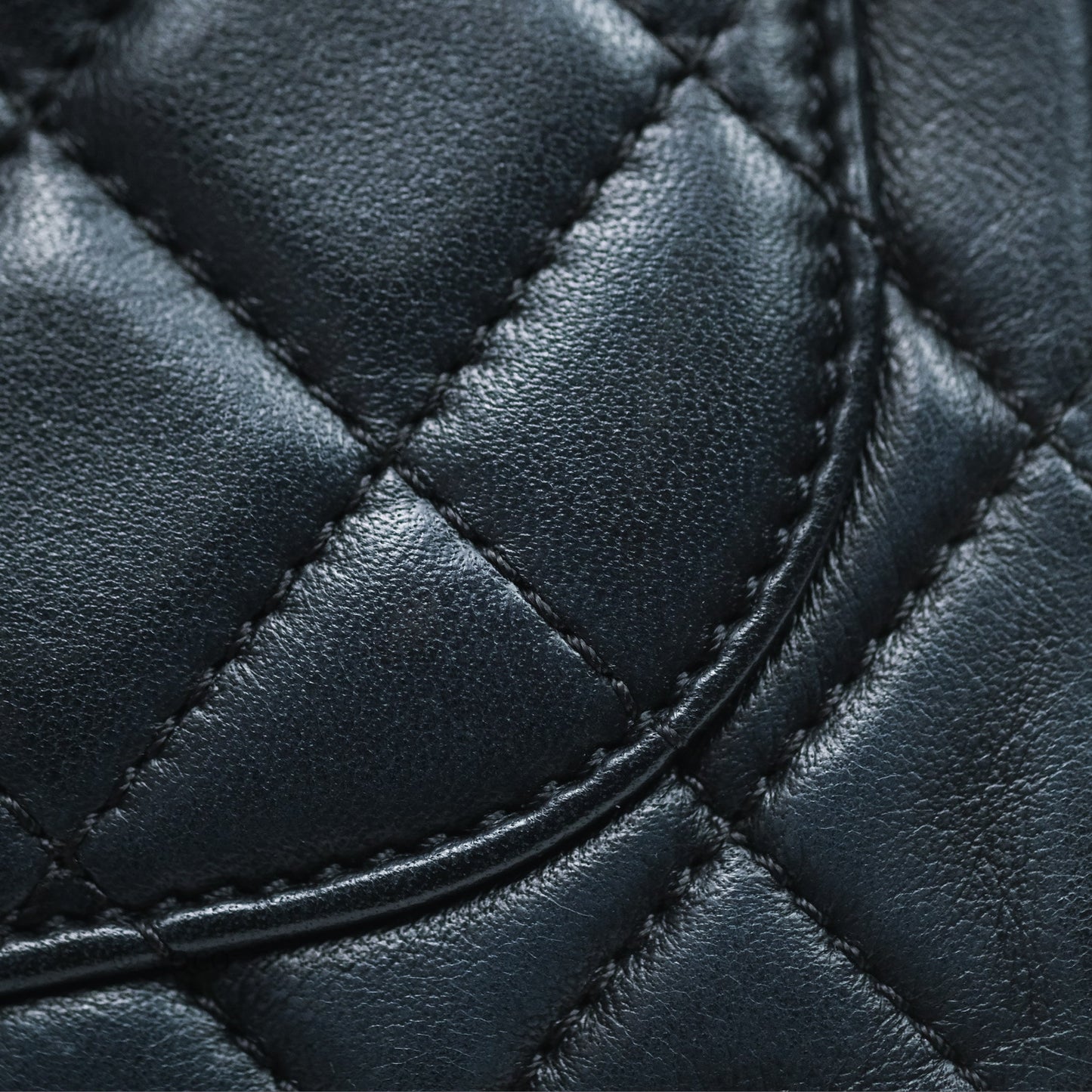 Chanel Pearl Crush Mini Square Quilted Black Lambskin Aged Gold Hardware