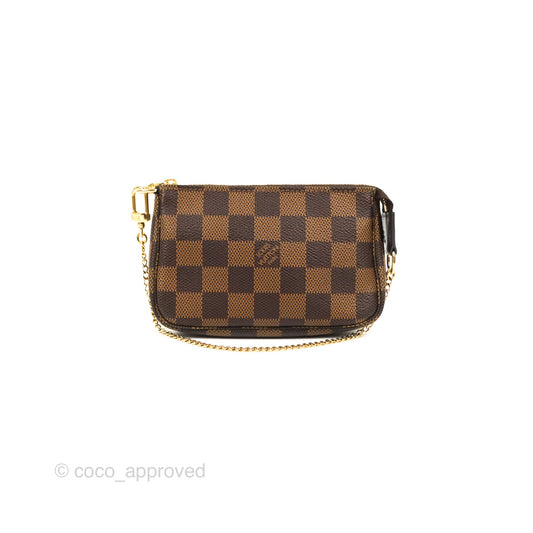 Louis Vuitton Damier Ebene Mini Pochette Accessories