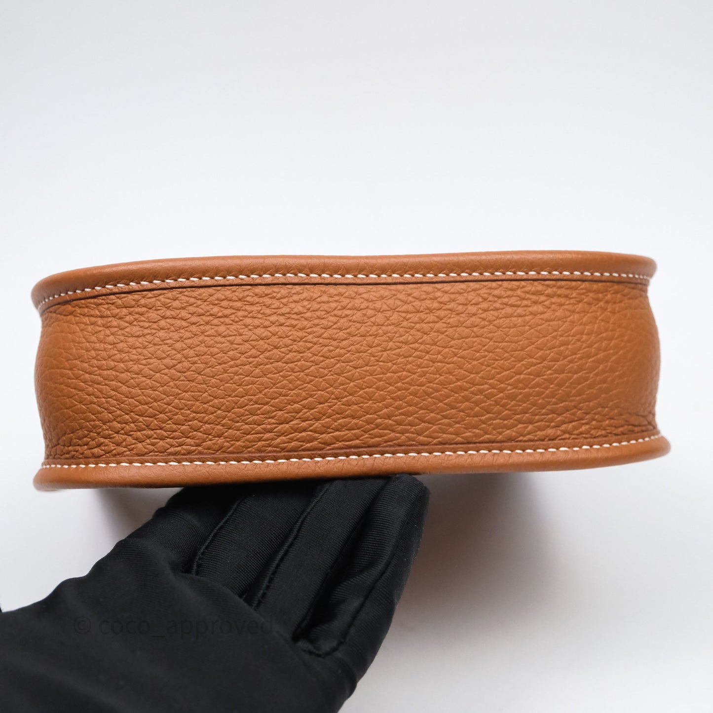 Hermès Mini Evelyne 16 Gold 37 Clemence Palladium Hardware