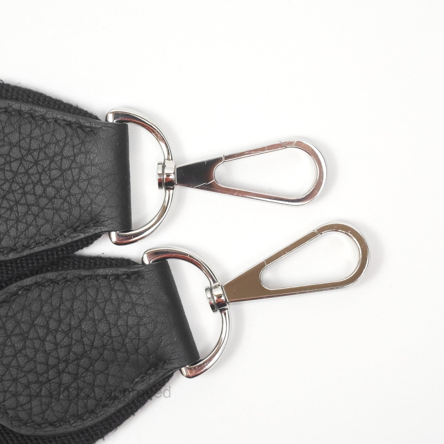 Hermès Evelyne III 29 Noir 89 Clemence Silver Hardware