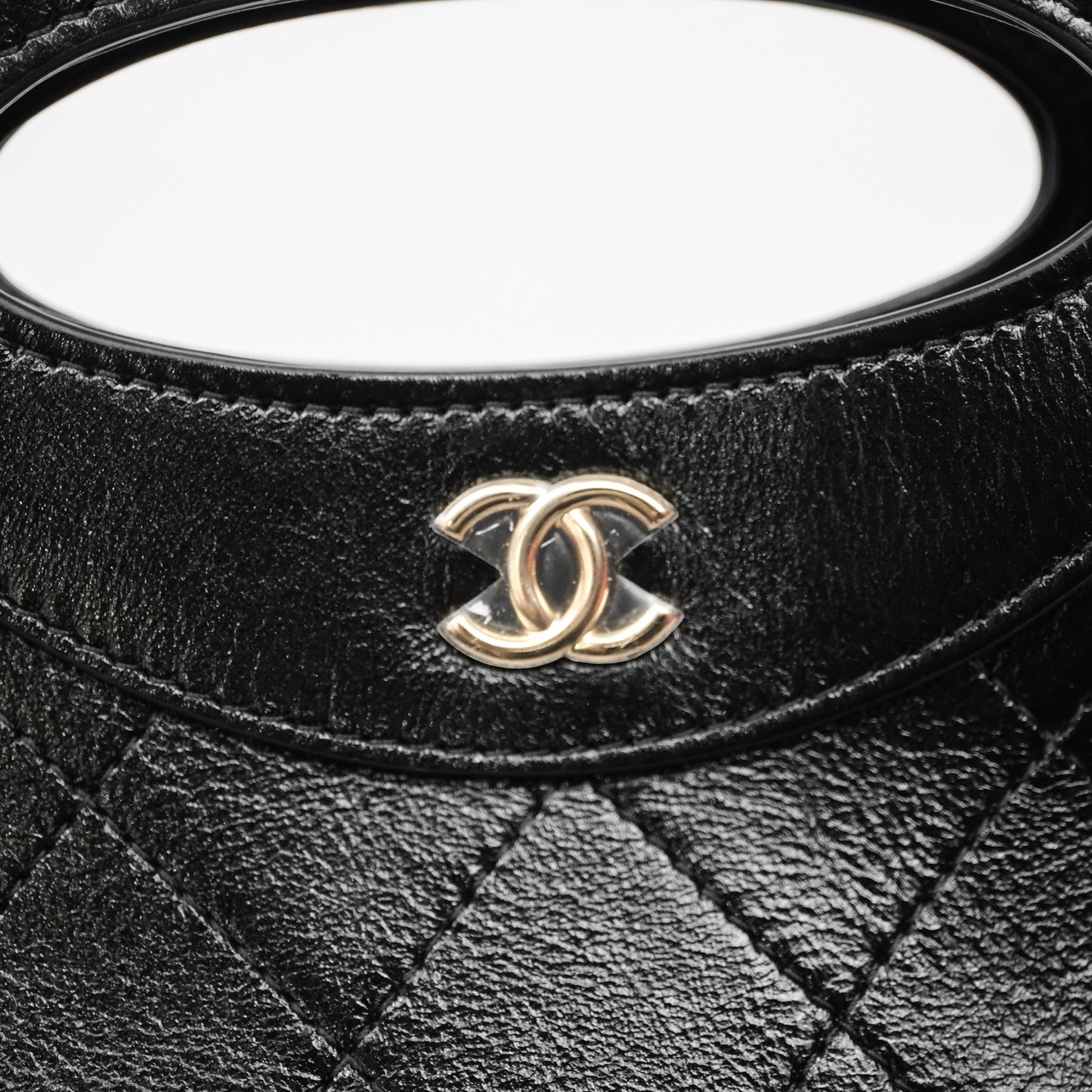 Chanel Nano 31 Black Shiny Calfskin Gold Hardware