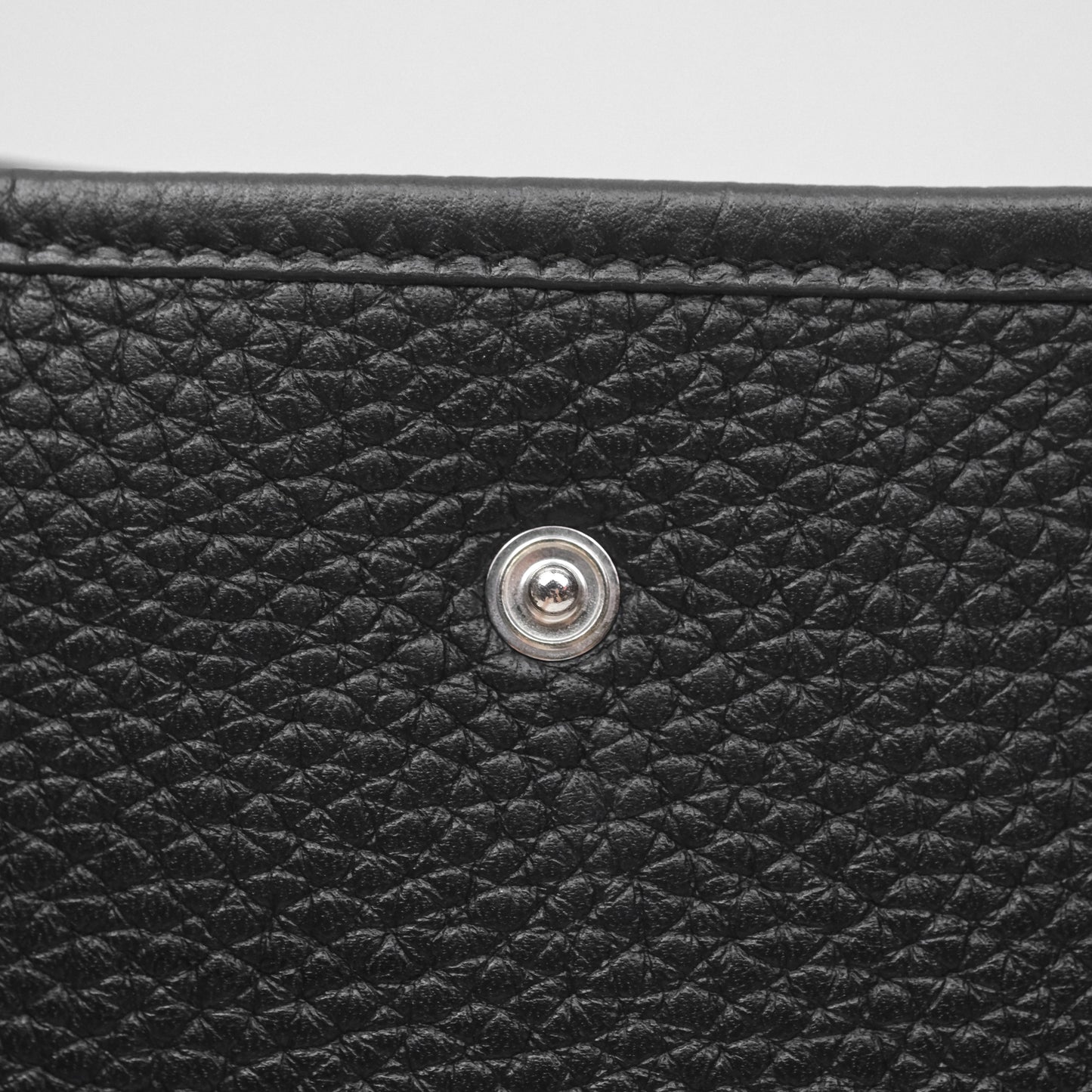 Hermès Mini Evelyne 16 Noir 89 Clemence Palladium Hardware