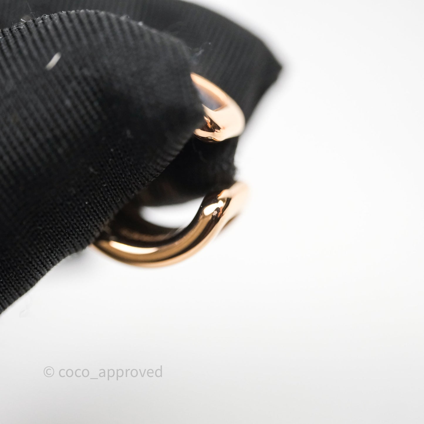 Hermes Olympe Ear Cuff Small Model Bleu Saphir Rose Gold