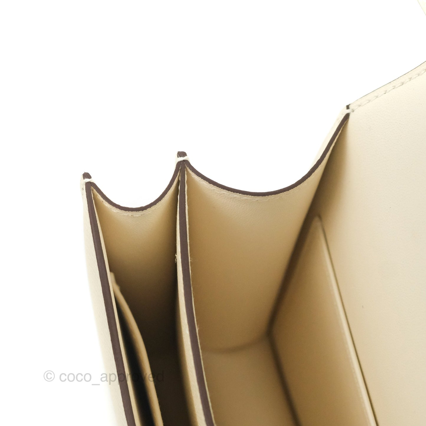 Hermès Constance Mini 18cm Nata Epsom Rose Gold Hardware